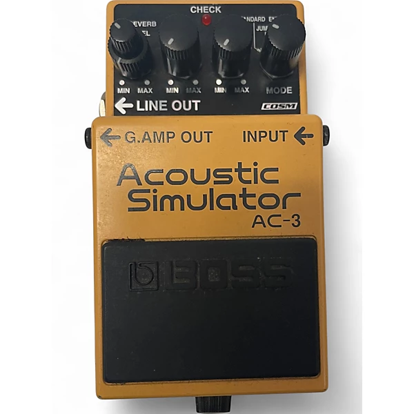 Used BOSS AC3 Acoustic Simulator Effect Pedal
