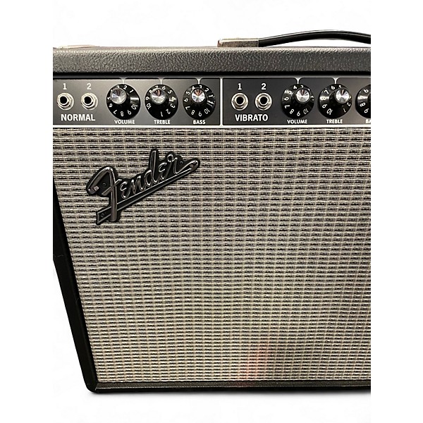 Used Fender 1965 Reissue Deluxe Reverb 22W Tube Guitar Combo Amp 4 Used Fender 1965 Reissue Deluxe Reverb 22W Tube Guitar Combo Amp