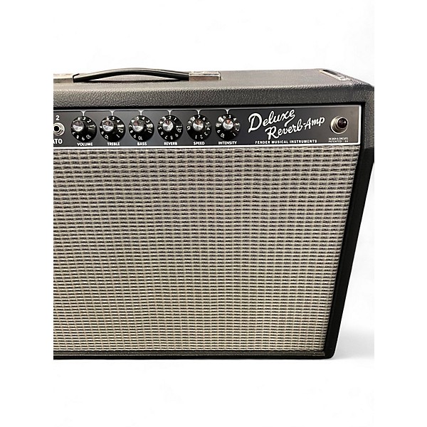 Used Fender 1965 Reissue Deluxe Reverb 22W Tube Guitar Combo Amp 6 Used Fender 1965 Reissue Deluxe Reverb 22W Tube Guitar Combo Amp