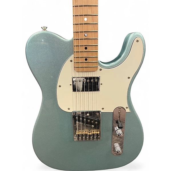 Used G&L Tribute ASAT Bluesboy Ice Blue Metallic Solid Body Electric Guitar 4 Used G&L Tribute ASAT Bluesboy Ice Blue Metallic Solid Body Electric Guitar