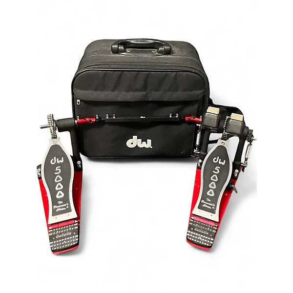 Used DW 5000 Series Double Double Bass Drum Pedal