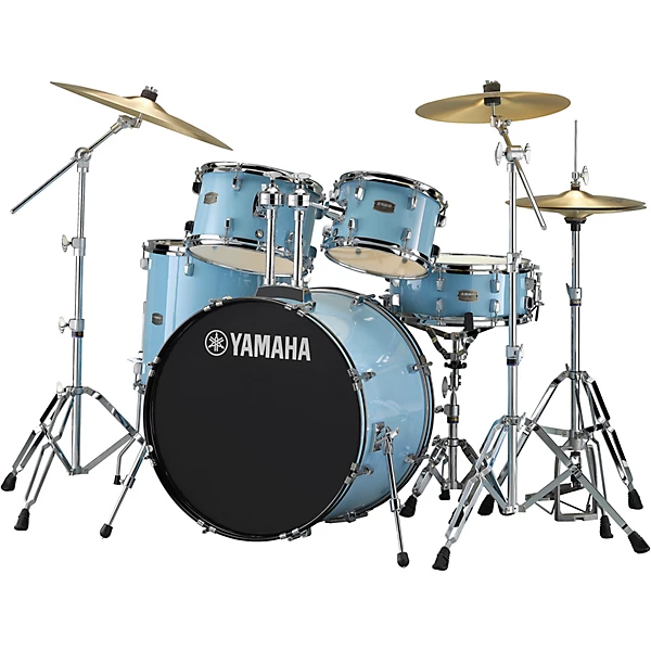 Yamaha Rydeen 5-Piece Shell Pack With 22 Bass Drum Gloss Pale Blue