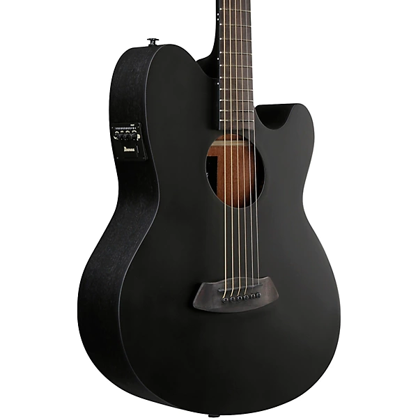 Ibanez TCY621 Talman Acoustic-Electric Guitar Blackout Flat 12 Ibanez TCY621 Talman Acoustic-Electric Guitar Blackout Flat