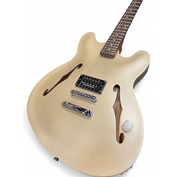Used Fender TOM DELONG STARCASTER CHAMPANGE Hollow Body Electric Guitar