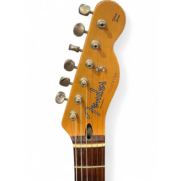 Used Fender Deluxe Series Nashville Power Telecaster Black Solid Body Electric Guitar 6 Used Fender Deluxe Series Nashville Power Telecaster Black Solid Body Electric Guitar