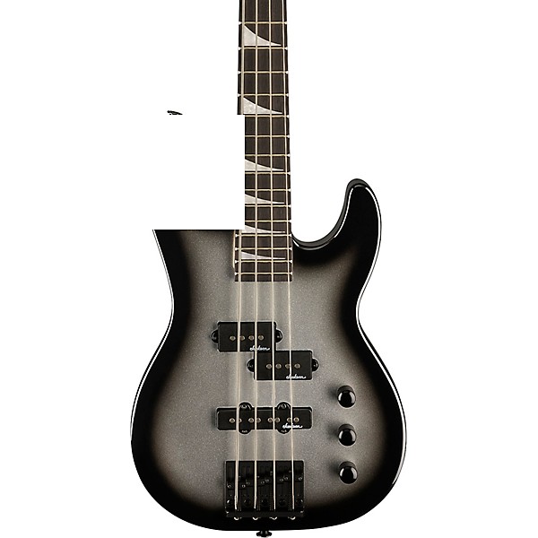 Jackson JS Series Concert Bass Minion JS1X Short-Scale Guitar Silver Burst