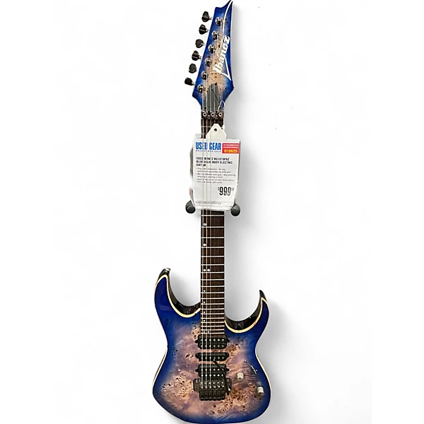 Used Ibanez RG1070PBZ Blue Solid Body Electric Guitar
