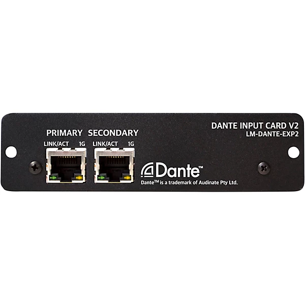 Livemix LM-DANTE-EXP2 DANTE INPUT Option Card