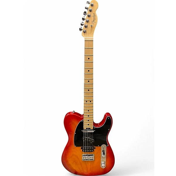 Used Fender Parallel Universe Nashville Telecaster Cherry Burst Solid Body Electric Guitar