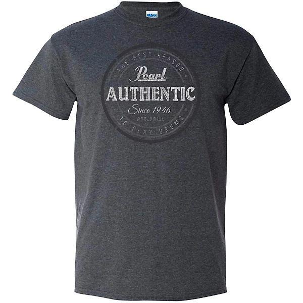 Pearl Authentic Tee Small Dark Gray