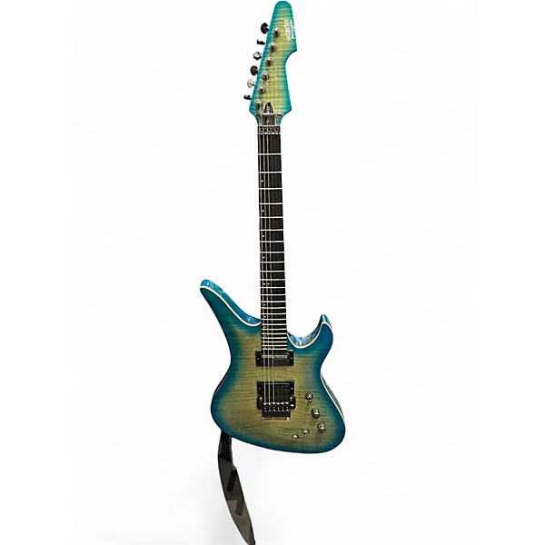 Used Schecter Guitar Research BLACKJACK SLS AVENGER FR-SAquaburstSolid Body Electric Guitar