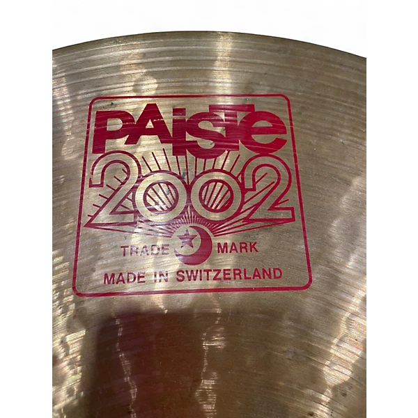 Used Paiste 19in 2002 extreme crashCymbal 6 Used Paiste 19in 2002 extreme crashCymbal