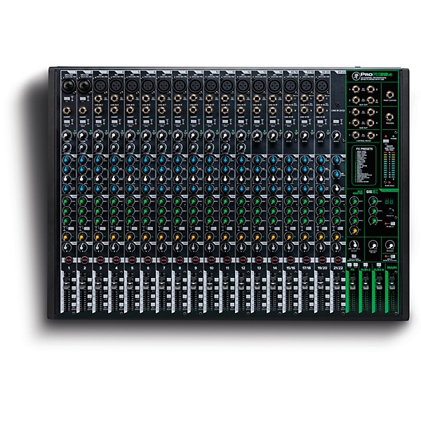 Mackie ProFX22v3 22-Channel 4-Bus Professional Effects Mixer With USB
