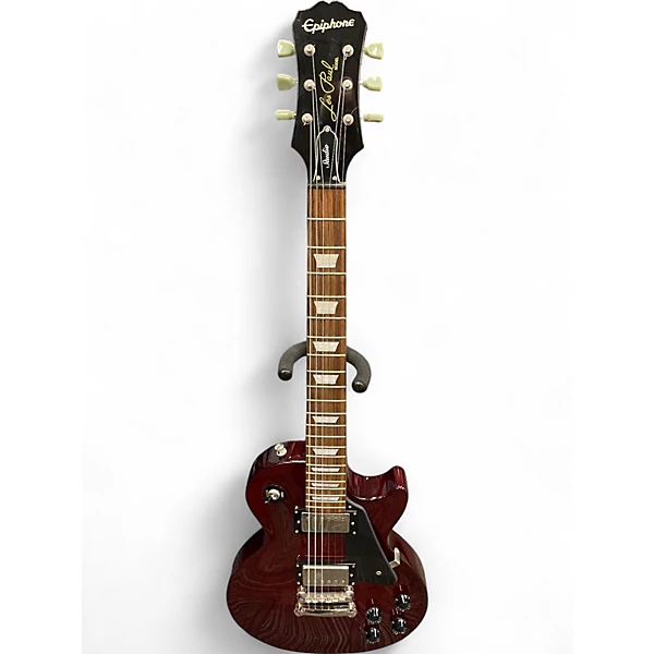 Used Epiphone LES PAUL STUDIO Cherry Solid Body Electric Guitar