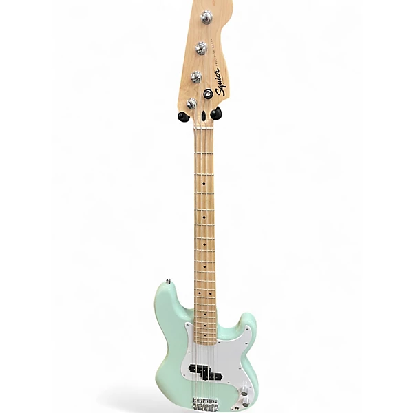 Used Squier Affinity Precision Bass Seafoam Green Electric Bass Guitar
