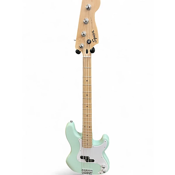 Used Squier Affinity Precision Bass Seafoam Green Electric Bass Guitar 4 Used Squier Affinity Precision Bass Seafoam Green Electric Bass Guitar