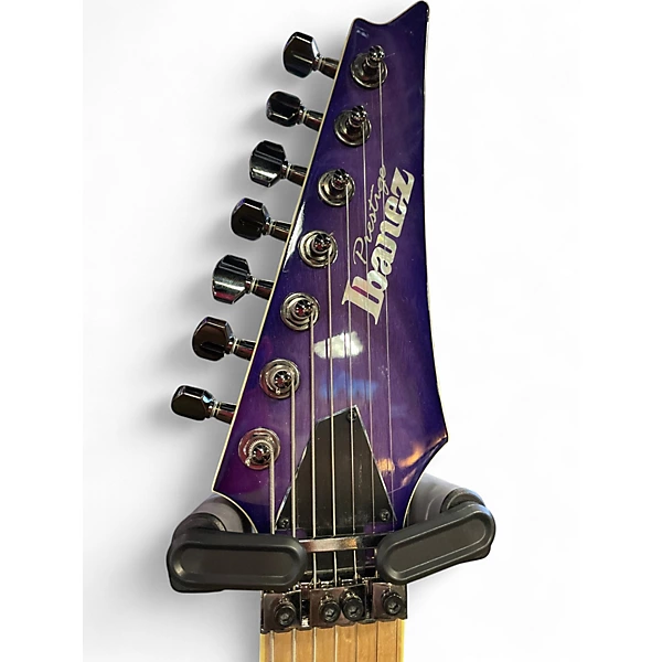 Used Ibanez RG752AHM Prestige Series Royal Plum Solid Body Electric Guitar 6 Used Ibanez RG752AHM Prestige Series Royal Plum Solid Body Electric Guitar