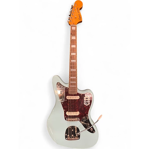 Used Squier Classic Vibe 70s Jaguar Daphne Blue Solid Body Electric Guitar