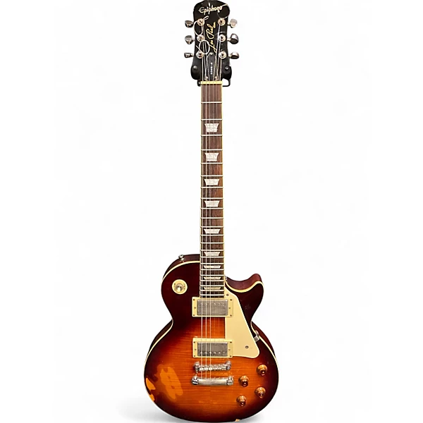 Used Epiphone Les Paul Standard Tobacco Sunburst Solid Body Electric Guitar