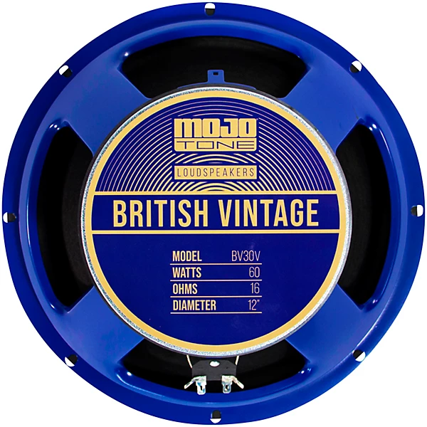 Mojotone BV-30V 60W 12 British Vintage Series Guitar Speaker 16 OHM