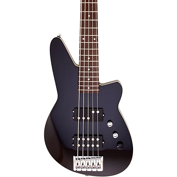 Reverend Mercalli 5 Rosewood Fingerboard 5-String Electrc Bass Guitar Midnight Black