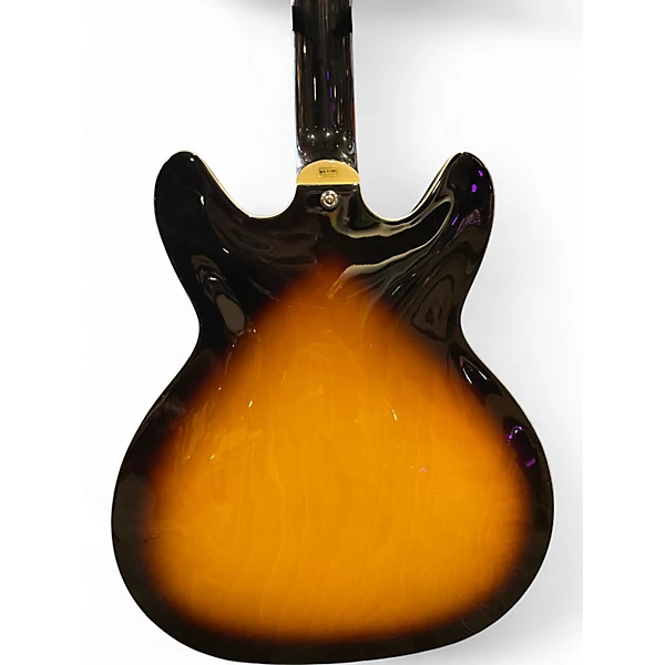 Used Hagstrom VikingVintage Sunburst Hollow Body Electric Guitar 6 Used Hagstrom VikingVintage Sunburst Hollow Body Electric Guitar
