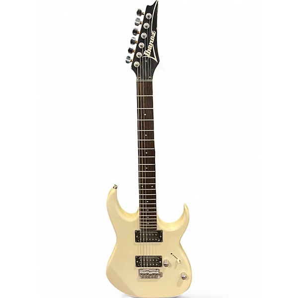 Used Ibanez EX120 White Solid Body Electric Guitar