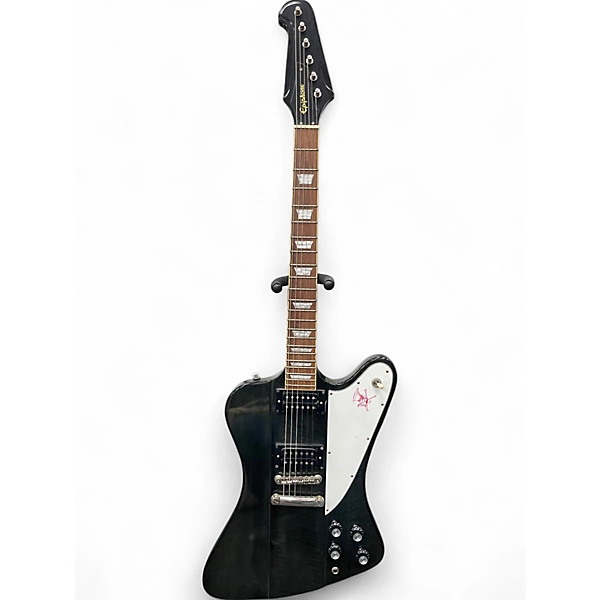 Used Epiphone Firebird Slash Trans Black Solid Body Electric Guitar