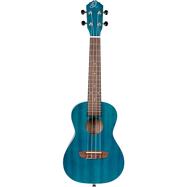Ortega Earth Series RUOCEAN-L Left-Handed Concert Ukulele Aqua Blue