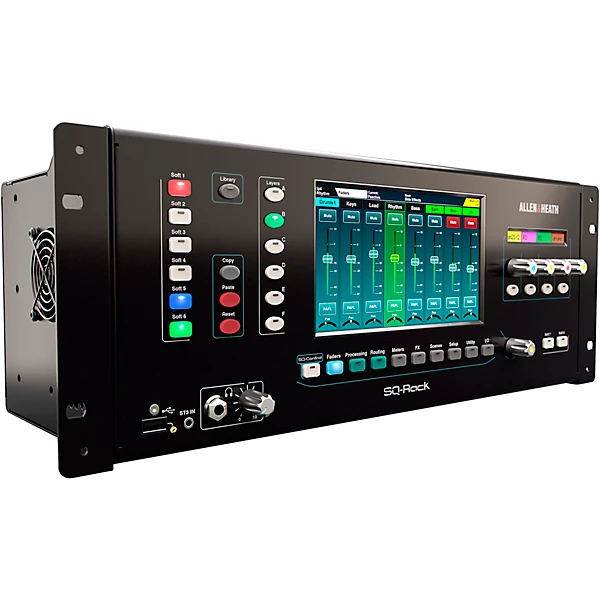 Allen & Heath SQ-RACK 48-Channel 96kHz XCVI Core Rack Mountable Digital Mixer With 7 HD Capacitive Touchscreen
