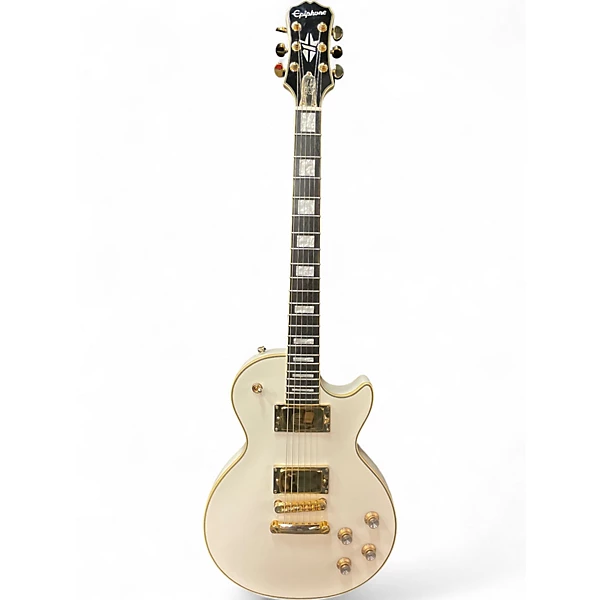 Used Epiphone BJORN GELOTTE JOTUN CUSTOM Olympic White Solid Body Electric Guitar