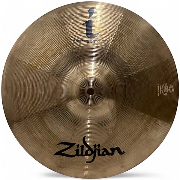 Used Zildjian 14in I TRASH CRASH/TRASH HIHAT TOP Cymbal