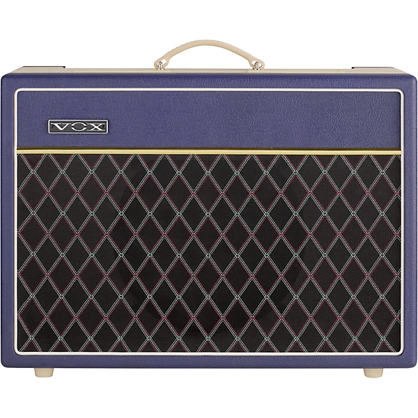 VOX AC15 Custom 15W 1x12 Limited-Edition Tube Guitar Combo Amp Blue/Cream