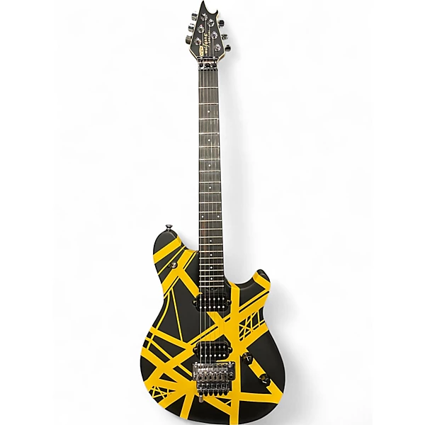 Used EVH Wolfgang Special YELLOW STRIPED Solid Body Electric Guitar