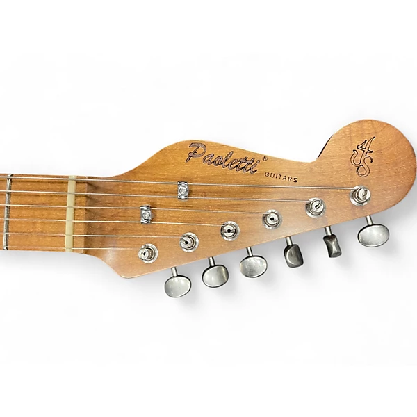 Used Paoletti Guitars Richard Fortus Signature #2 White Leather and Lacquer Solid Body Electric Guitar 6 Used Paoletti Guitars Richard Fortus Signature #2 White Leather and Lacquer Solid Body Electric Guitar