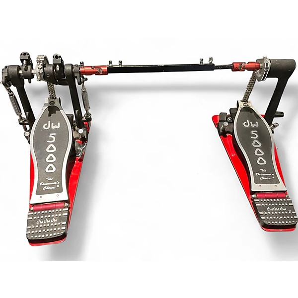 Used DW 5000 Series Double Double Bass Drum Pedal