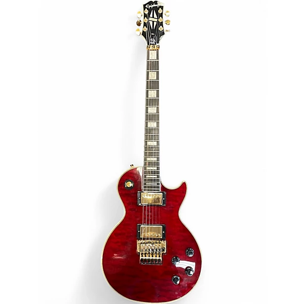 Used Epiphone axess les paulRuby Solid Body Electric Guitar