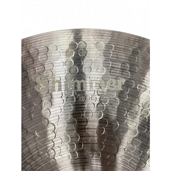Used Omete 21in Shimmer Ride Cymbal 6 Used Omete 21in Shimmer Ride Cymbal