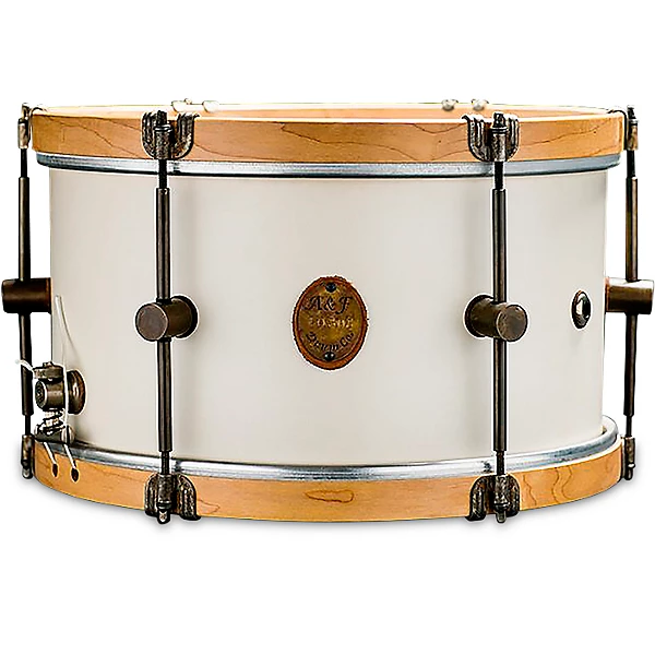 A&F DrumCo Antique White Maple Field Snare Drum 14 x 8 in.