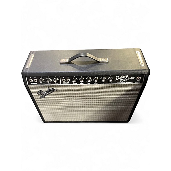 Used Fender Vintage Reissue 1965 Deluxe Reverb Tube Guitar Combo Amp 6 Used Fender Vintage Reissue 1965 Deluxe Reverb Tube Guitar Combo Amp