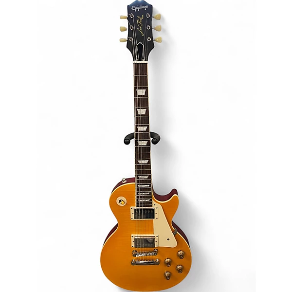 Used Epiphone 1959 Standard Outfit Les Paul Limited Edition Lemon Burst Solid Body Electric Guitar
