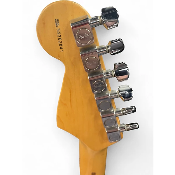 Vintage 1998 Fender American Standard Hardtail Strat Aqua Marine Metallic Solid Body Electric Guitar 8 Vintage 1998 Fender American Standard Hardtail Strat Aqua Marine Metallic Solid Body Electric Guitar