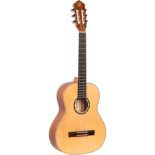 Ortega Family Series R121L-1/2 Classical Guitar Natural Matte 1/2 Size 6 Ortega Family Series R121L-1/2 Classical Guitar Natural Matte 1/2 Size