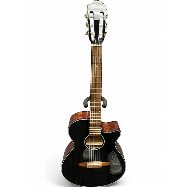 Used Ibanez AEG50N Black Classical Acoustic Guitar