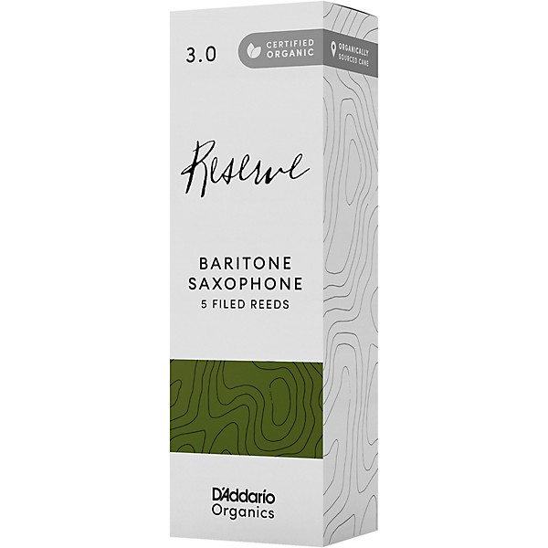 D'Addario Woodwinds Reserve, Baritone Saxophone - Box of 5 3 6 D'Addario Woodwinds Reserve, Baritone Saxophone - Box of 5 3