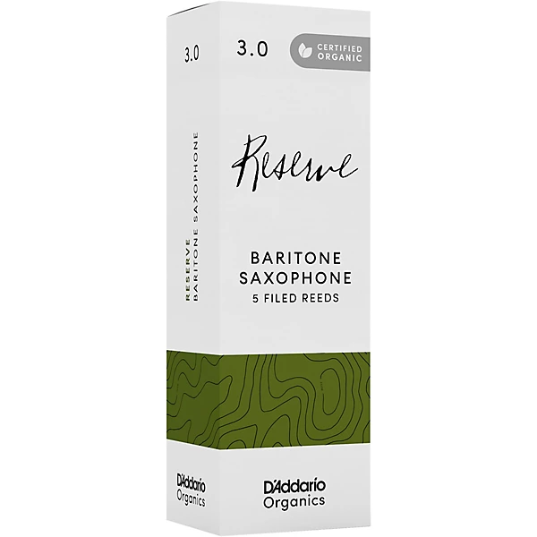 D'Addario Woodwinds Reserve, Baritone Saxophone - Box of 5 3 8 D'Addario Woodwinds Reserve, Baritone Saxophone - Box of 5 3