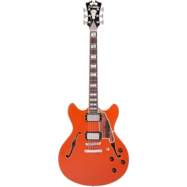 D'Angelico Deluxe Series DC Limited Edition Semi-Hollow Electric Guitar Rust 6 D'Angelico Deluxe Series DC Limited Edition Semi-Hollow Electric Guitar Rust
