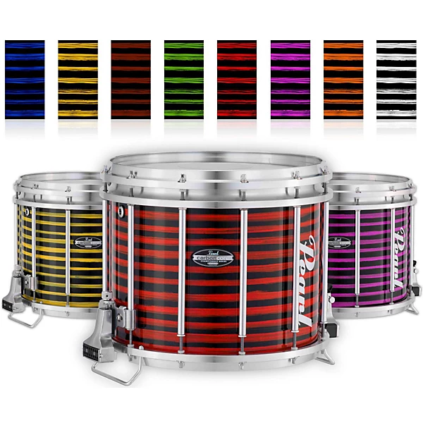 Pearl Championship CarbonCore Varsity FFX Marching Snare Drum Spiral Finish 13 x 11 in. Yellow #991