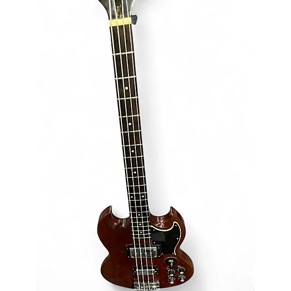 Vintage 1970s Gibson EB3 Cherry Electric Bass Guitar