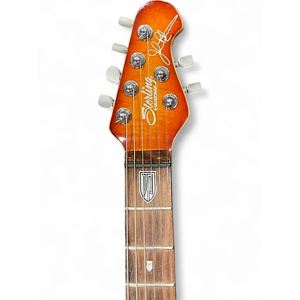 Used Sterling by Music Man jp100d koa Sienna Sunburst Solid Body Electric Guitar 6 Used Sterling by Music Man jp100d koa Sienna Sunburst Solid Body Electric Guitar